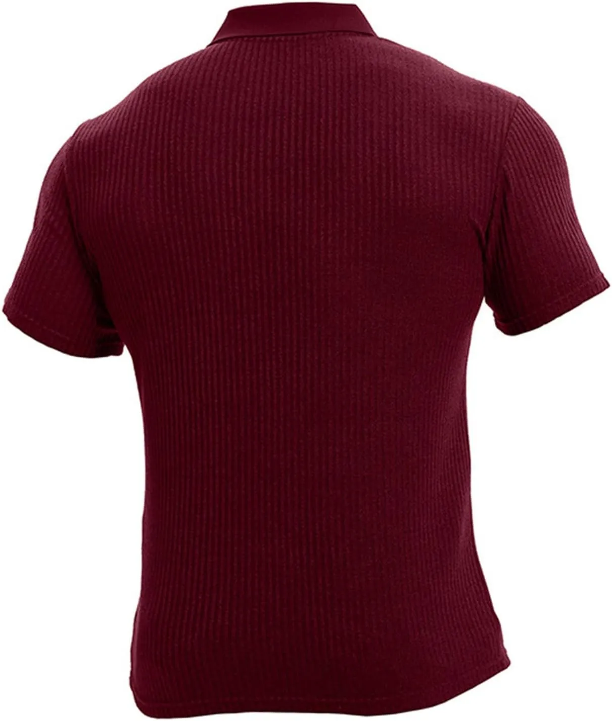 Men Short Sleeve Shirts Casual Lapel Button T-Shirts Trendy Loose Fit Athletic Beach Tops Fashion Summer Clothes