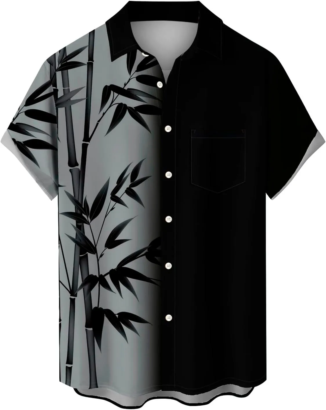 Men's Classic Everyday Soft Beach Flower Shirt and Long Suits Mens Cotton Crew Neck T-Shirt Henley
