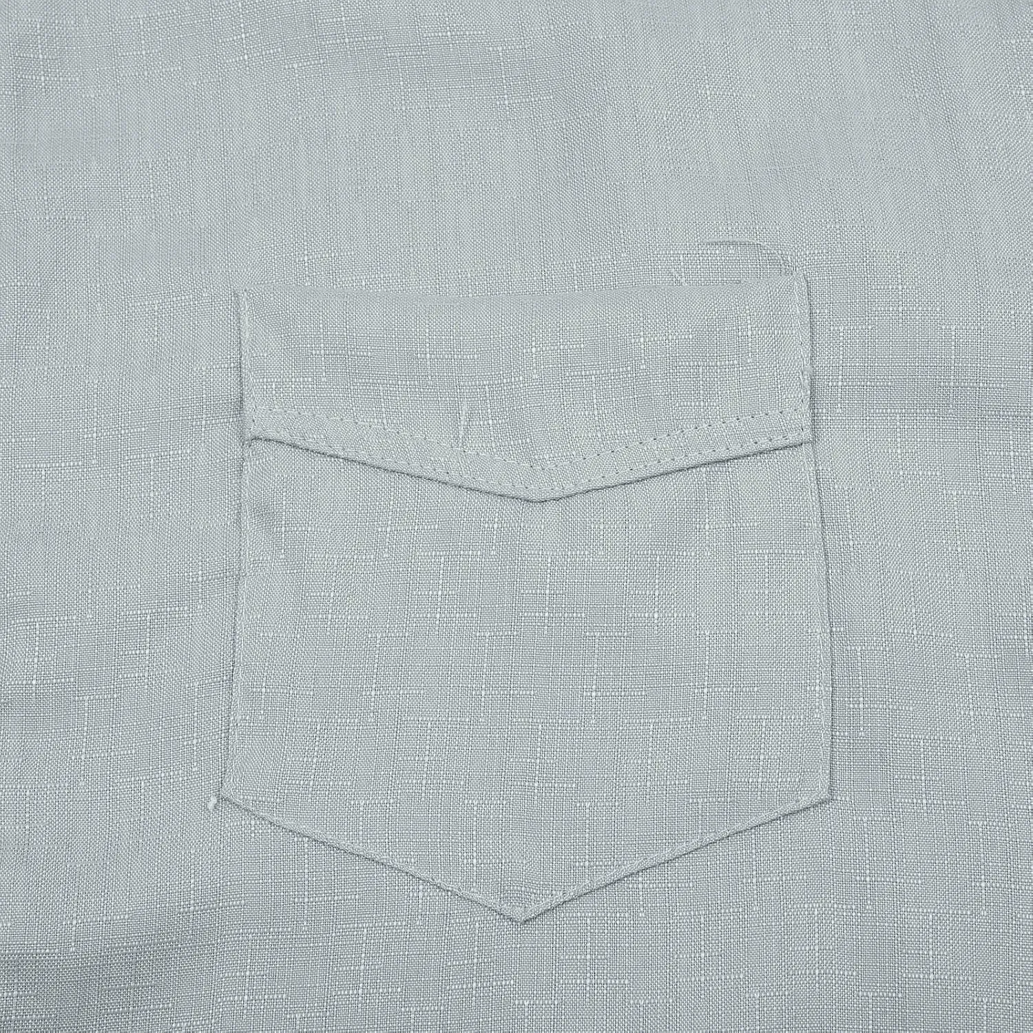 Men's Muscle Fit Dress Shirts Long Sleeve Buttons Down Solid Plain Roll Up Sleeve Summer Beach Shirts Casual Long