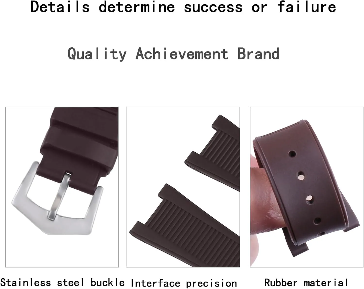 Men's rubber watch strap compatible with Patek Philippe Nautilus 5711 1A010 5712 5712G 5726 5980 25mm Outdoor sports waterproof silicone watch band Accessories Women's wristband bracelet