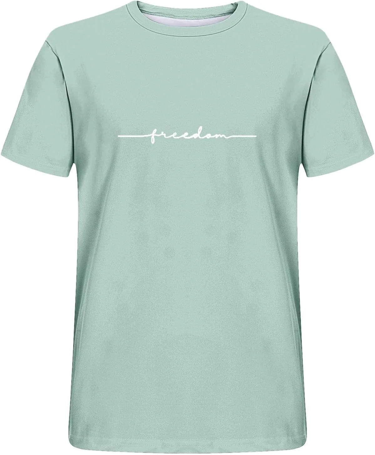 Mens Shirts Big and Tall Short Sleeve Print Summer Causal Shirt Loose Fit Solid Crewneck Beach Workout Tops 2025