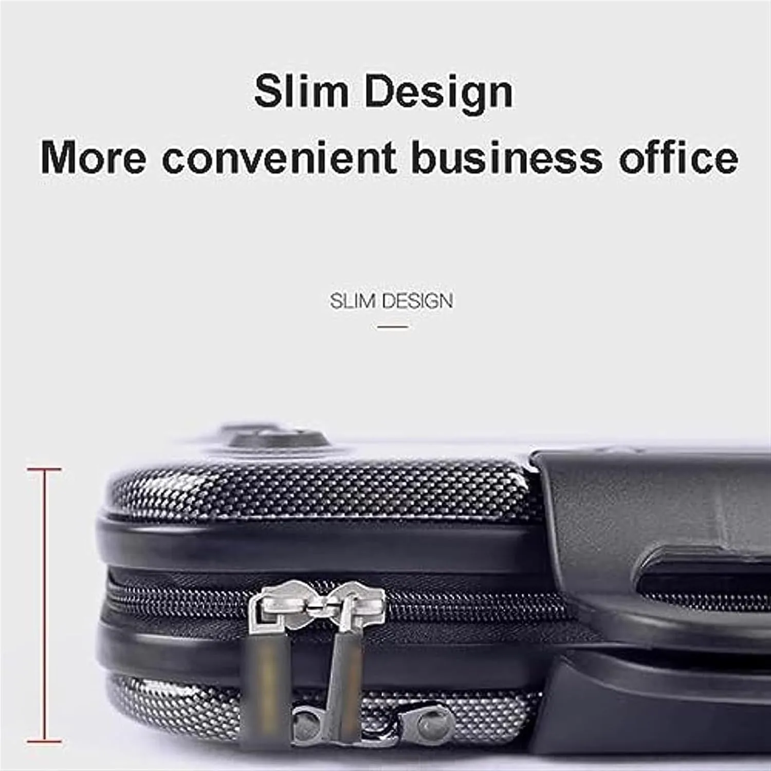 Metal Briefcase Tote Computer Case Bag Business Slim Shoulder Documentation Office Lawyer Briefcase (Color: Silver)