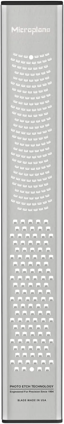 Microplane Dual Blade Stainless Steel Zester 2in1 – 30th Anniversary Edition, Dual Function Zesting Ideal for Citrus, Cheese, Chocolate, American-Made Blade, Ergonomic & Dishwasher Safe