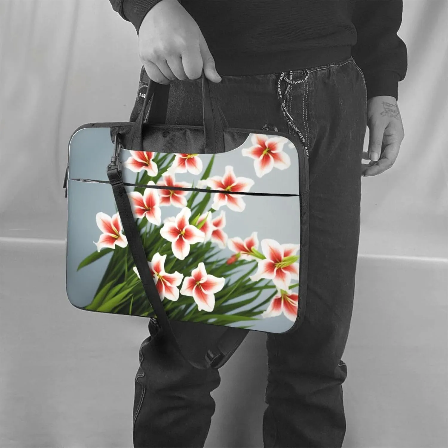 Middle Ages Pattern Laptop Shoulder Bag Notebook Computer Case Briefcase With Shoulder Straps And Handle