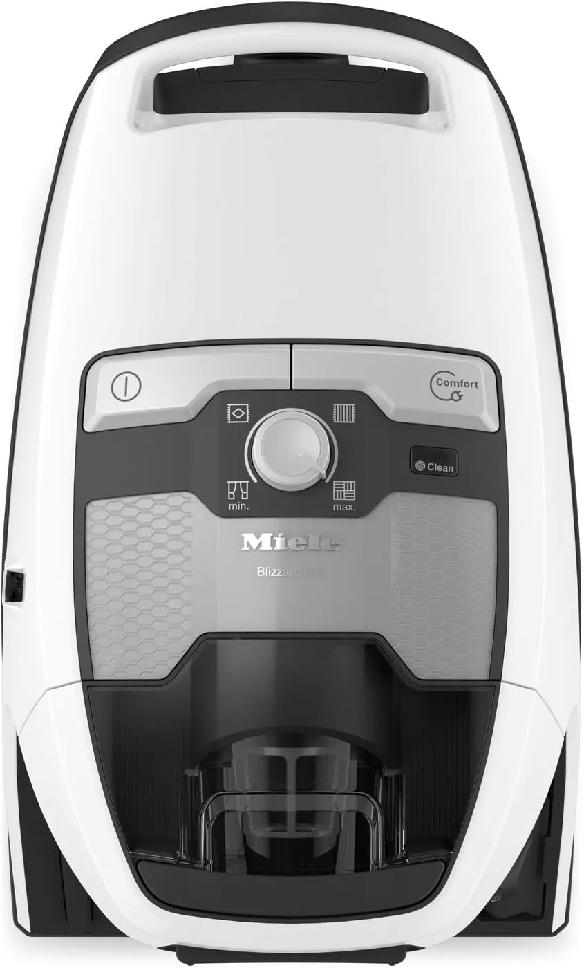 Miele Blizzard CX1 Cat & Dog Bagless Canister Vacuum, Lotus White - Pet Hair, Portable