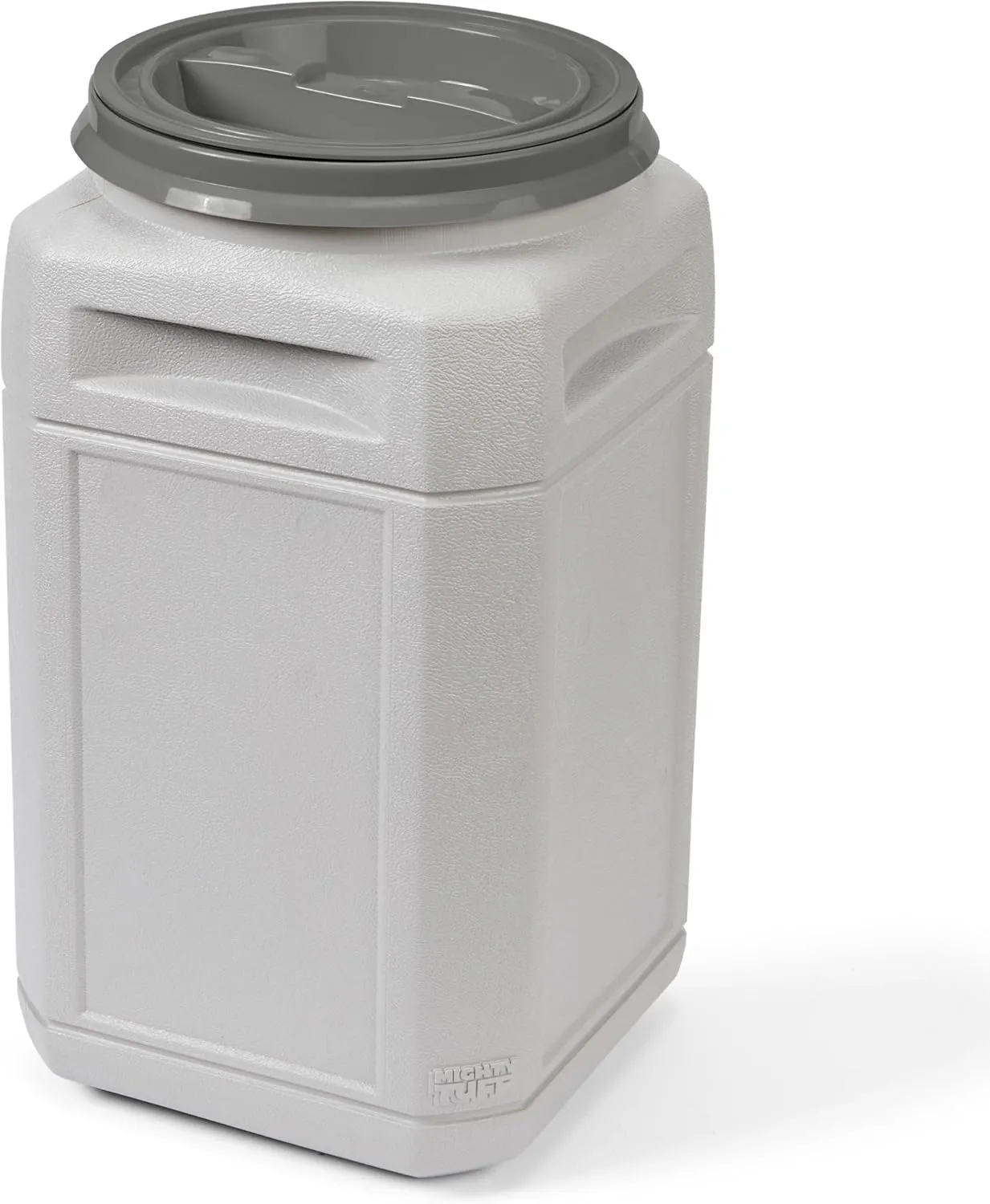 Mighty Tuff Airtight Dog Food Storage Container – 13 Gal, up to 54 lb Capacity – Cat and Dog Food Container with Twist Lid & Handles – BPA-Free, Made in USA