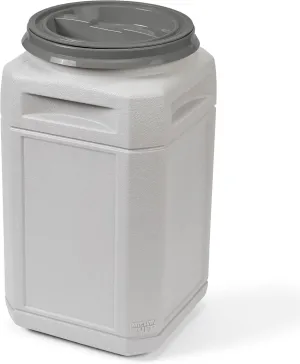 Mighty Tuff Airtight Dog Food Storage Container – 13 Gal, up to 54 lb Capacity – Cat and Dog Food Container with Twist Lid & Handles – BPA-Free, Made in USA