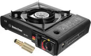 Milisten 1set Portable Gas Stove for Outdoor Cooking High-temperature Resistant Cassette Stove Storage Case for Camping Bbq Hiking Supplies Construction for Use