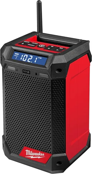 Milwaukee 2951-20 M12 Lithium-Ion Cordless Radio   Charger (Tool Only)