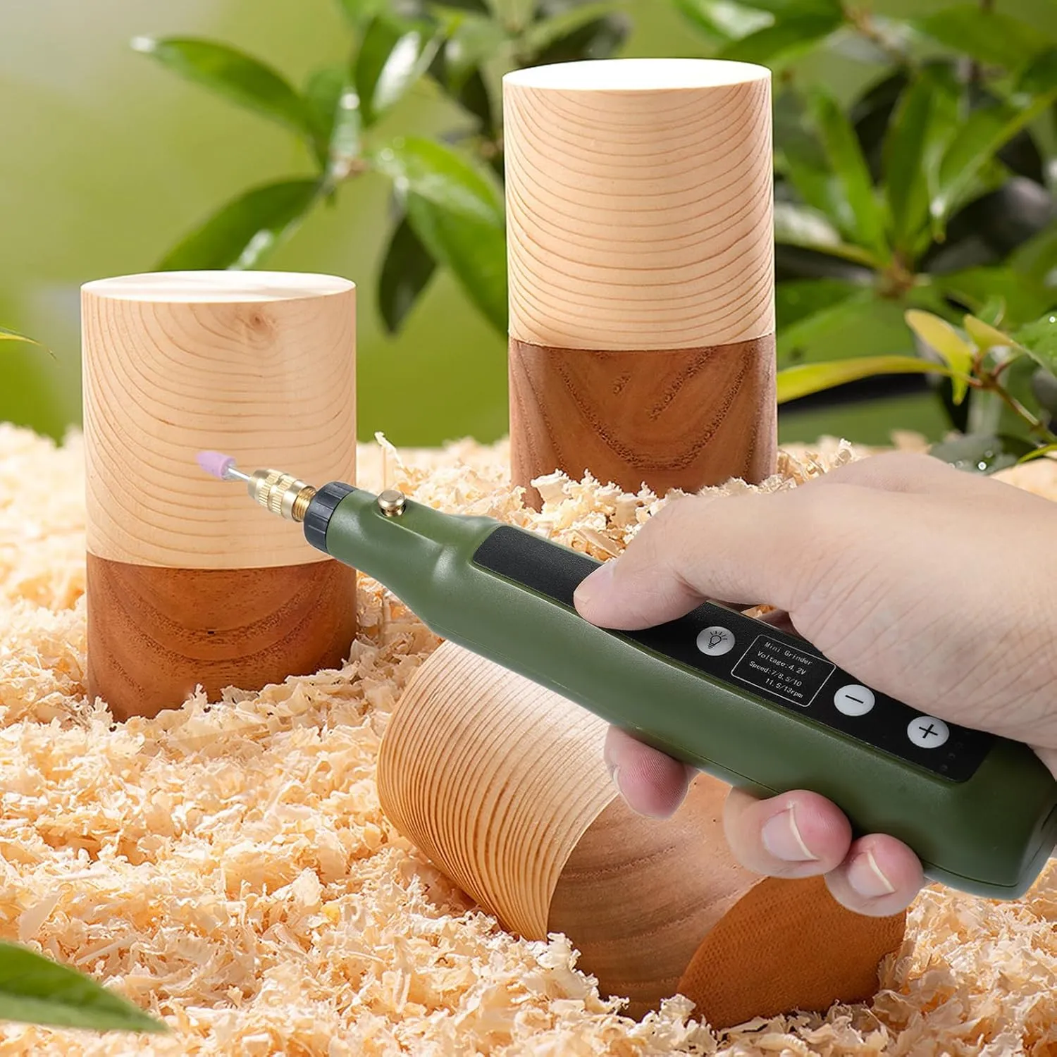 Mini Rotary Tool Kit 5-Speed Grinder Set Powerful Rotary Tools with 180Pcs Accessories For Carving Sanding Grinding PolishingCrafting (180Pcs)