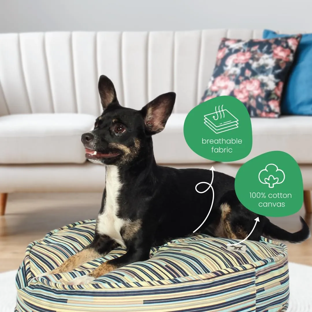 Molly Mutt Huge Dog Bed Cover - I Don’t Like Mondays Print - Measures 36" x45"x5"- 100% Cotton - Durable - Breathable - Sustainable - Machine Washable Dog Bed Cover
