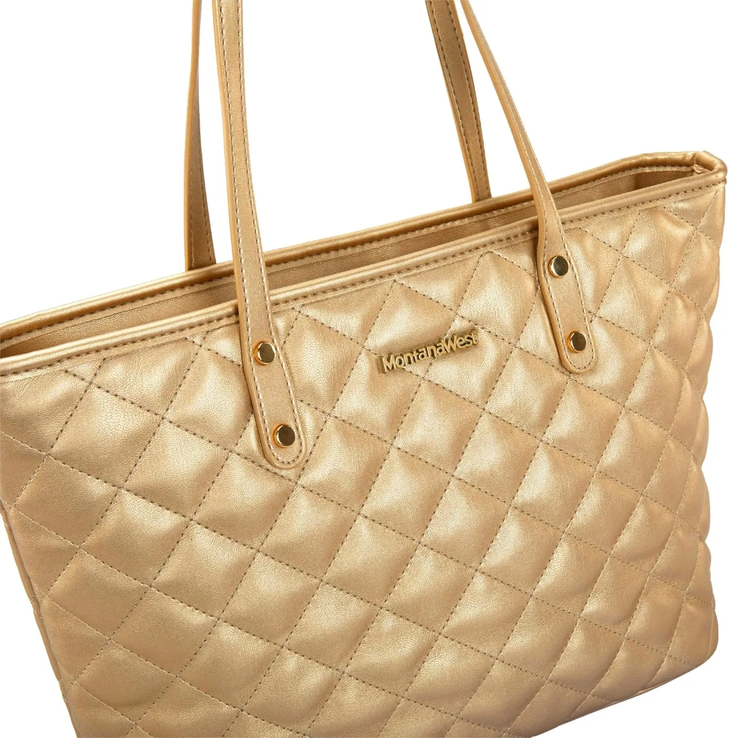 Montana West Quilted Handbag for Women Tote Purse Shoulder Bag Large Fashion Hobo Purse