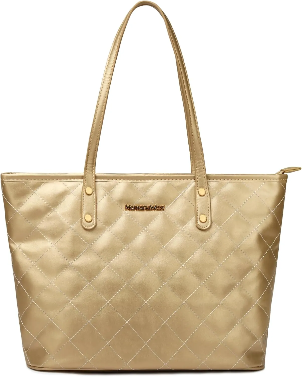 Montana West Quilted Handbag for Women Tote Purse Shoulder Bag Large Fashion Hobo Purse