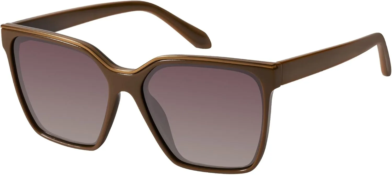 mosanana Square Trendy Polarized Oversized Sunglasses for Women Men 2025 UV400 MS52367