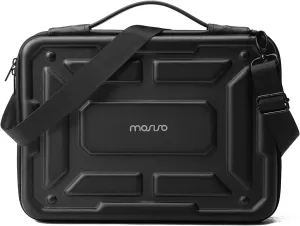 MOSISO Laptop Shoulder Bag Compatible with MacBook Pro 16 inch 2023-2021 M3 A2991 M2 A2780 M1 A2485 / Compatible with MacBook Pro 16 inch A2141, Waterproof Shockproof Carrying Case Bag, Black