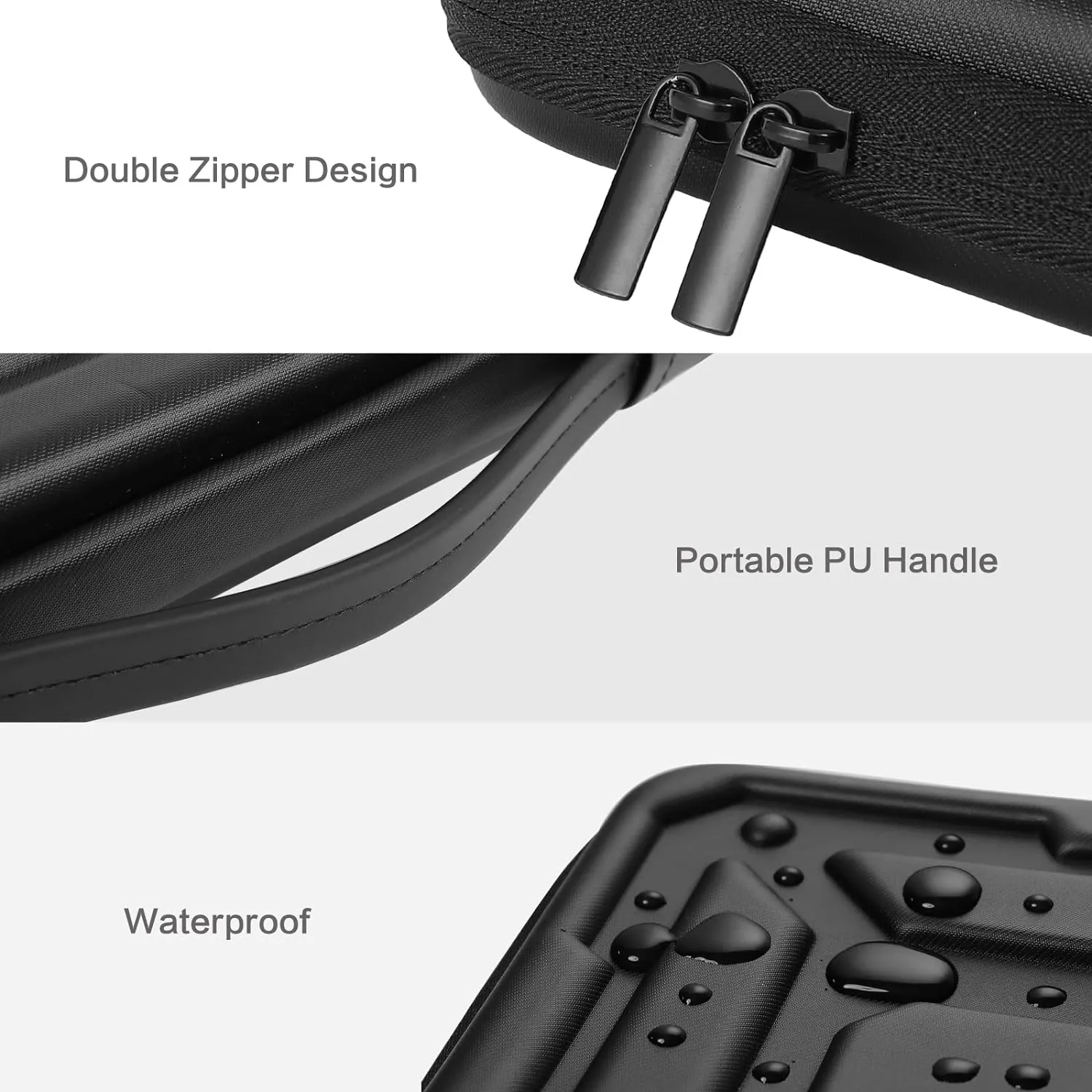 MOSISO Laptop Shoulder Bag Compatible with MacBook Pro 16 inch 2023-2021 M3 A2991 M2 A2780 M1 A2485 / Compatible with MacBook Pro 16 inch A2141, Waterproof Shockproof Carrying Case Bag, Black
