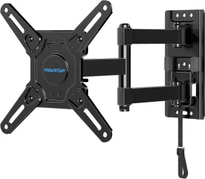 MOUNTUP Lockable RV TV Mount for 13-43 Inch TVs - Full Motion Swivel RV TV Bracket with Pull Cord Lock, Space Saving Design for Camper, Trailer, Motorhome, Truck - Max 33lbs & VESA 200x200mm, MU2101
