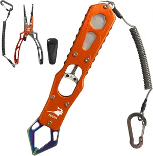 Multi-Function Fishing Tools Kit, UTA II Fishing Pliers & Metal Fish Lip Gripper, A Neat Option for Angler