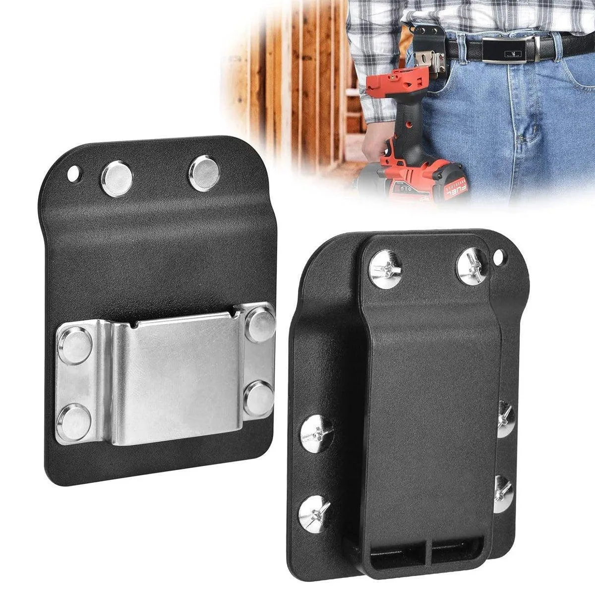 Multifunctional Electric Drill Belt Clip Portable Tool Holder for Easy Access