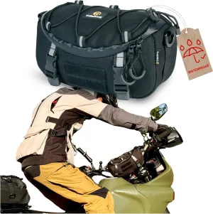 Multipurpose Water Resistant 3L Motorbike Handlebar Bag and Bicycle Bike Handlebar Bag to be Used as Motorcycle Tool Roll Handle Bar Bag Motorcycle Tool Bag Bike Tool Bag Or Sissy Bar Bag
