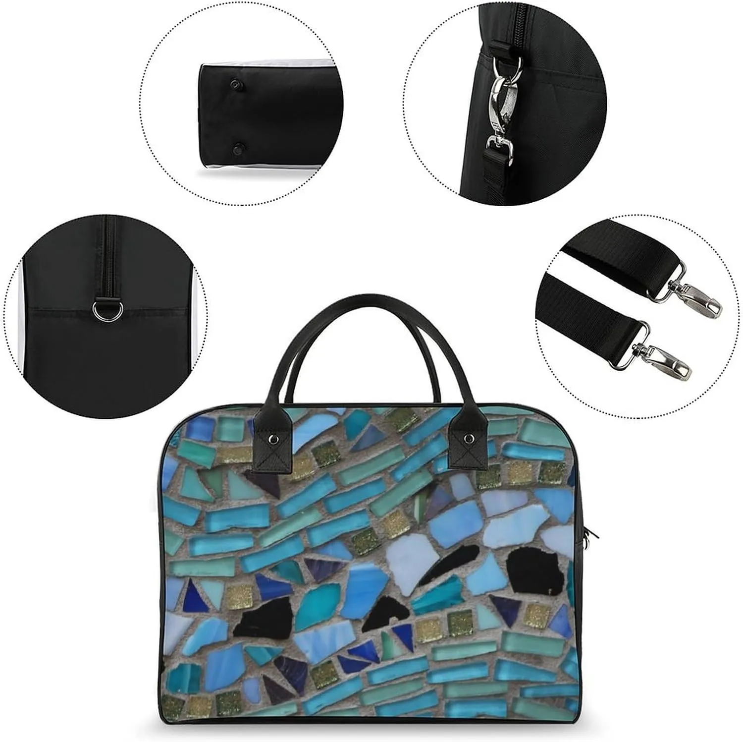 Murray Tartan Fashionable Large Capacity Travel Handbag Unisex