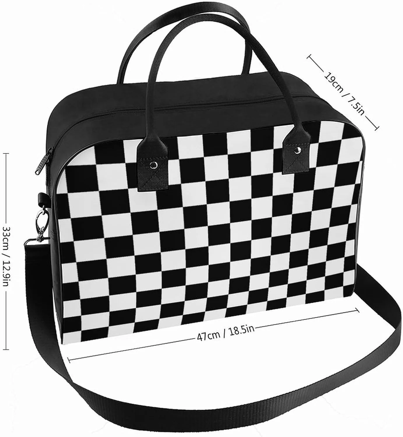 Murray Tartan Fashionable Large Capacity Travel Handbag Unisex