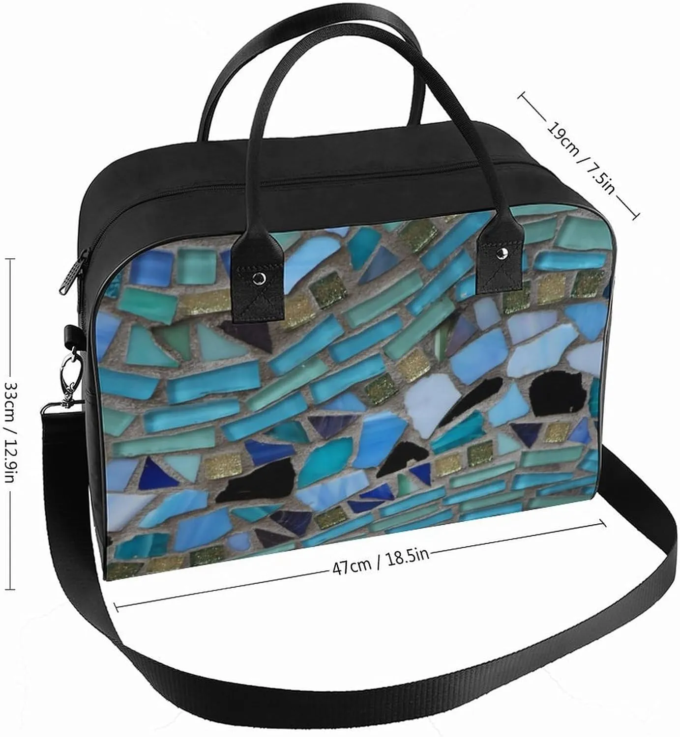 Murray Tartan Fashionable Large Capacity Travel Handbag Unisex