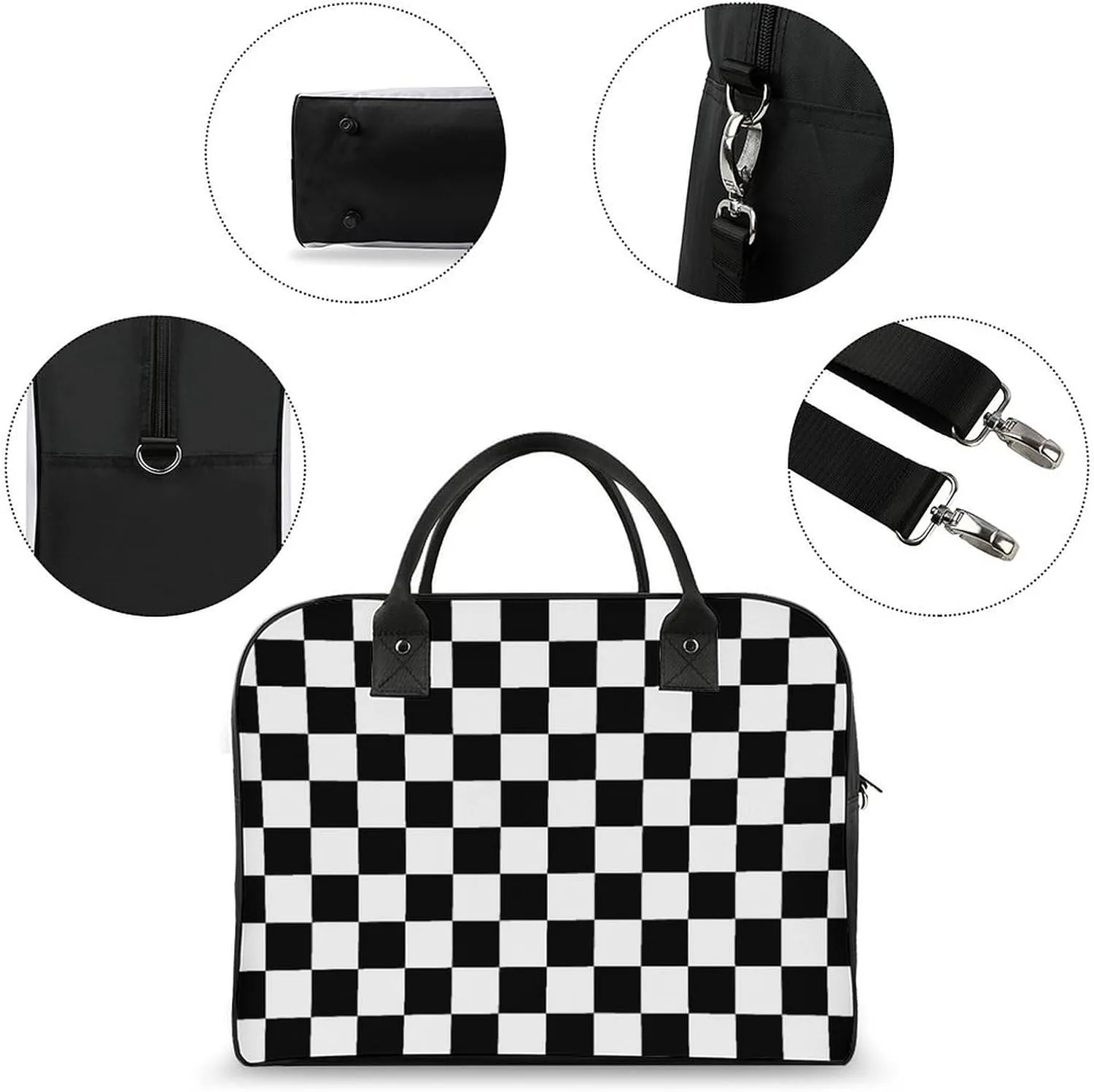 Murray Tartan Fashionable Large Capacity Travel Handbag Unisex