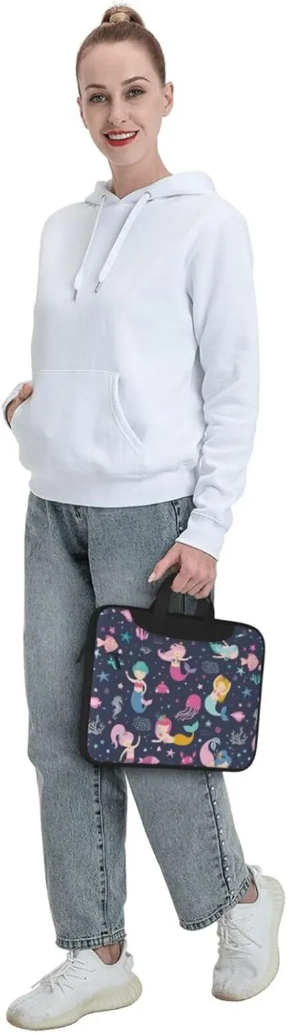Mushrooms Laptop Bag Classic Slim Briefcase Messenger Bag, Spacious, Ergonomic
