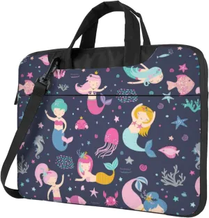 Mushrooms Laptop Bag Classic Slim Briefcase Messenger Bag, Spacious, Ergonomic