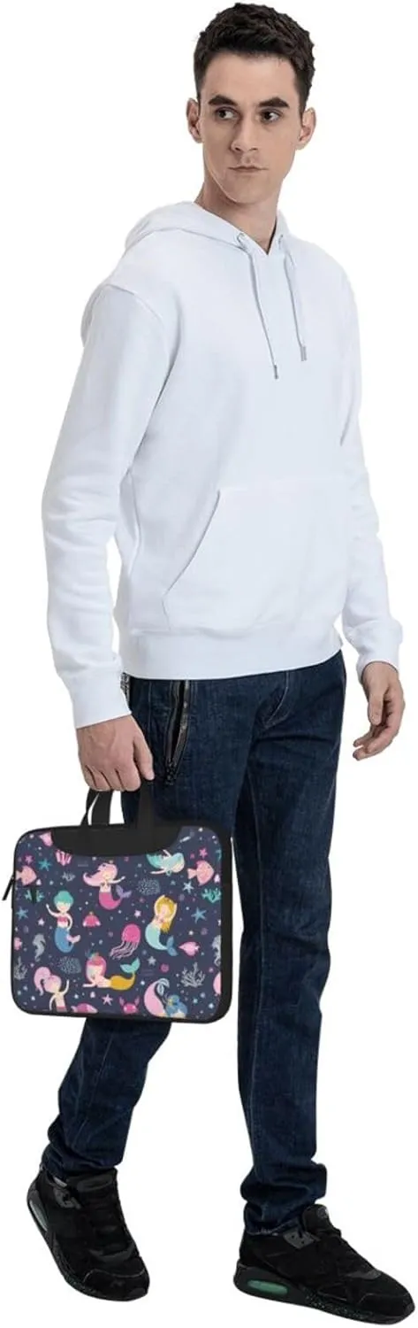 Mushrooms Laptop Bag Classic Slim Briefcase Messenger Bag, Spacious, Ergonomic