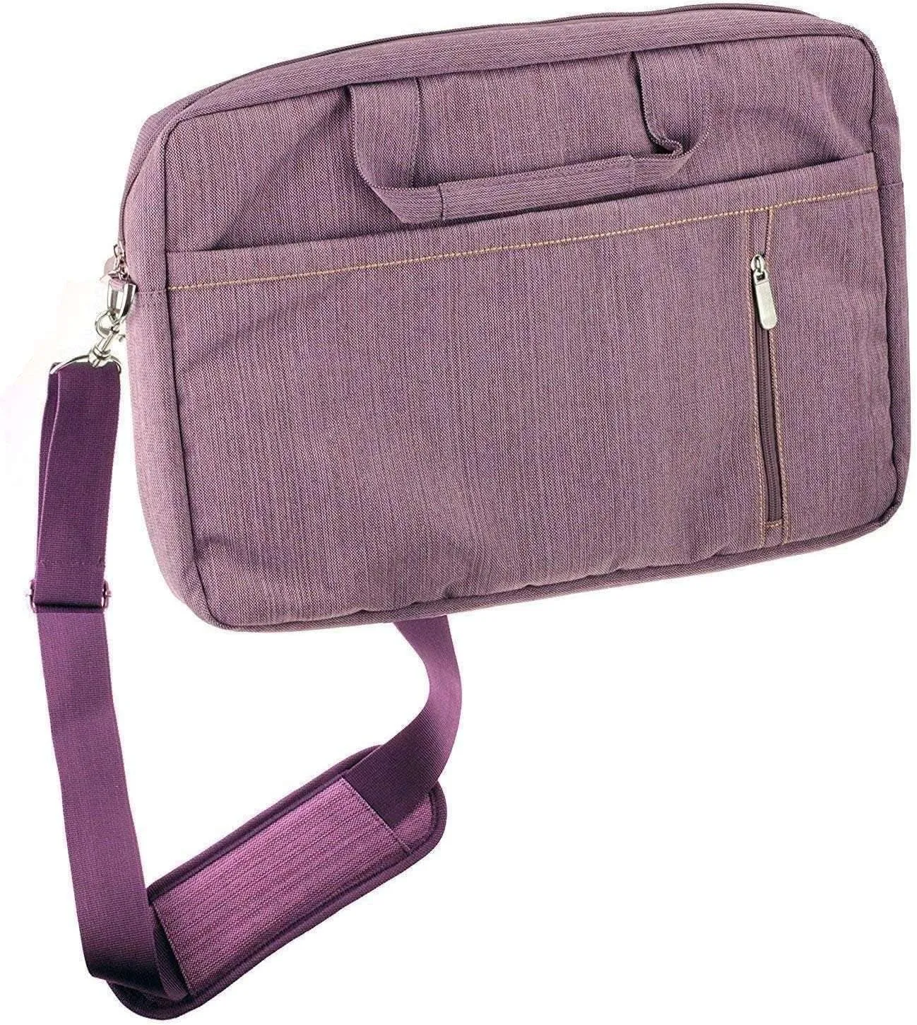 Navitech Purple Sleek Water Resistant Travel Bag - Compatible with Acer Chromebook Spin 314 CP314-2HN 14" Convertible Laptop