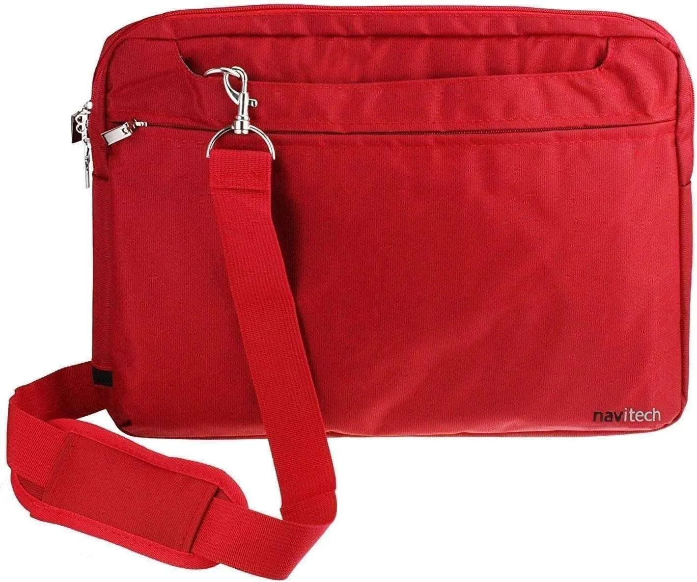 Navitech Red Sleek Water Resistant Travel Bag - Compatible with Acer Chromebook Spin 314 CP314-1H 14" Convertible Laptop