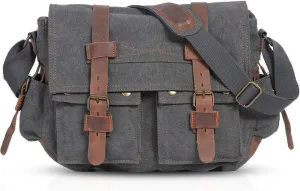 New Vintage Messenger Bag Satchel Bag bag Bookbag Casual Travel Shoulder Bag