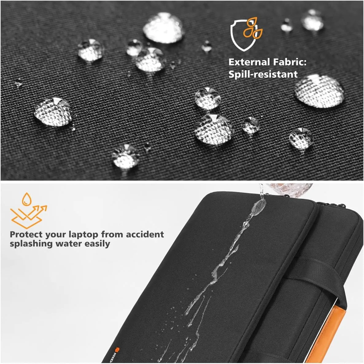 NIDOO 17.3 inch Laptop Bag Sleeve Case Compatible with HP Gaming Pavilion 17 / Razer Blade 17 / Lenovo IdeaPad 3i / 17.3" MSI 17 / ASUS ROG Strix G17 / Acer Chromebook 317 Computer Shoulder Bag