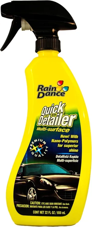 Niteo Products Rain Dance Quick Detailer Spray: Multi-Surface Shine, 22 fl oz