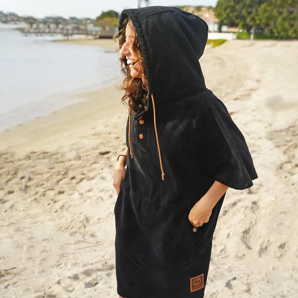 NIXY Hooded Towel Changing Poncho: Cotton Exterior, Terry Interior For Beach, Surf, Pool, and Outdoor Adventures - Men, Women