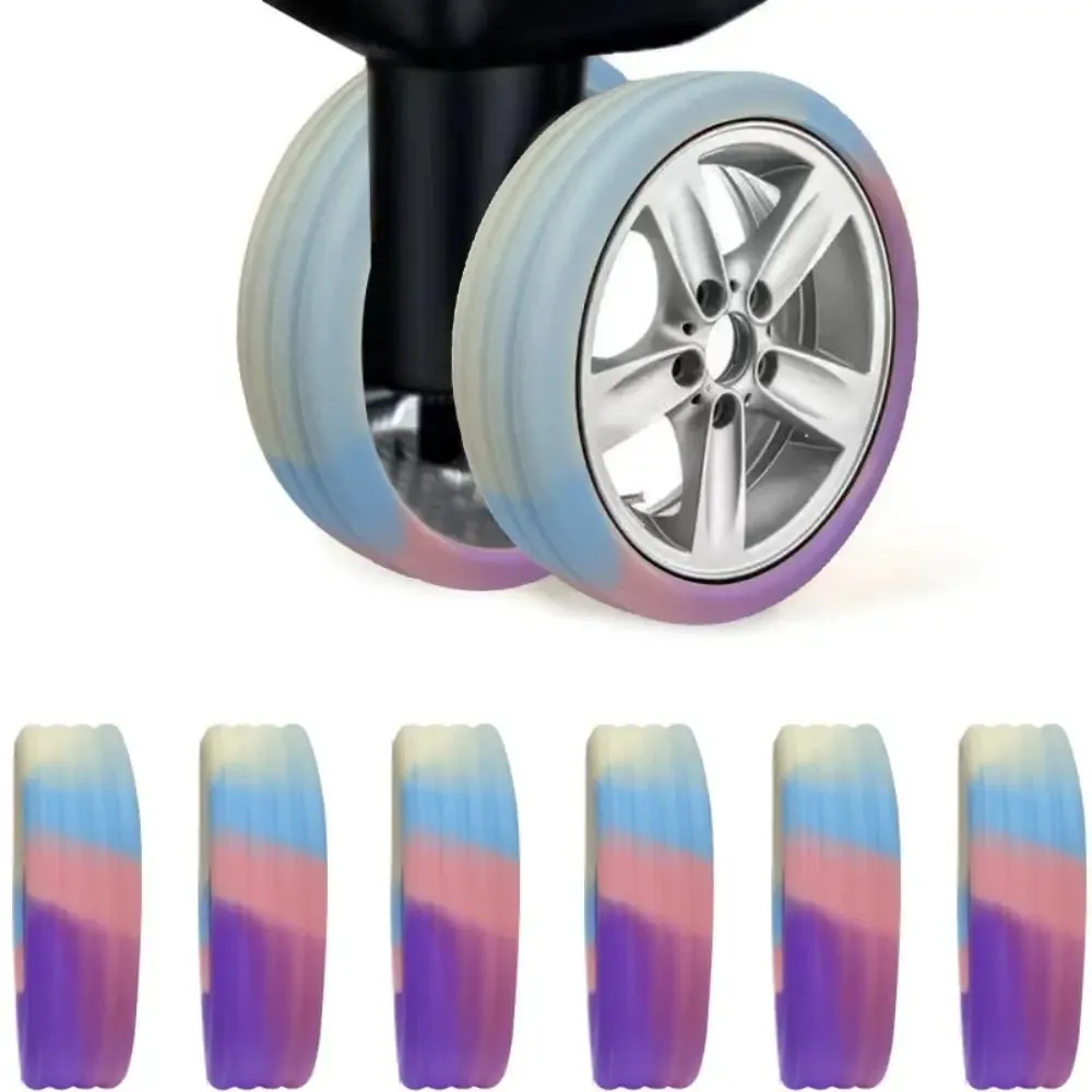 Noise-Reducing Luggage Wheel Covers