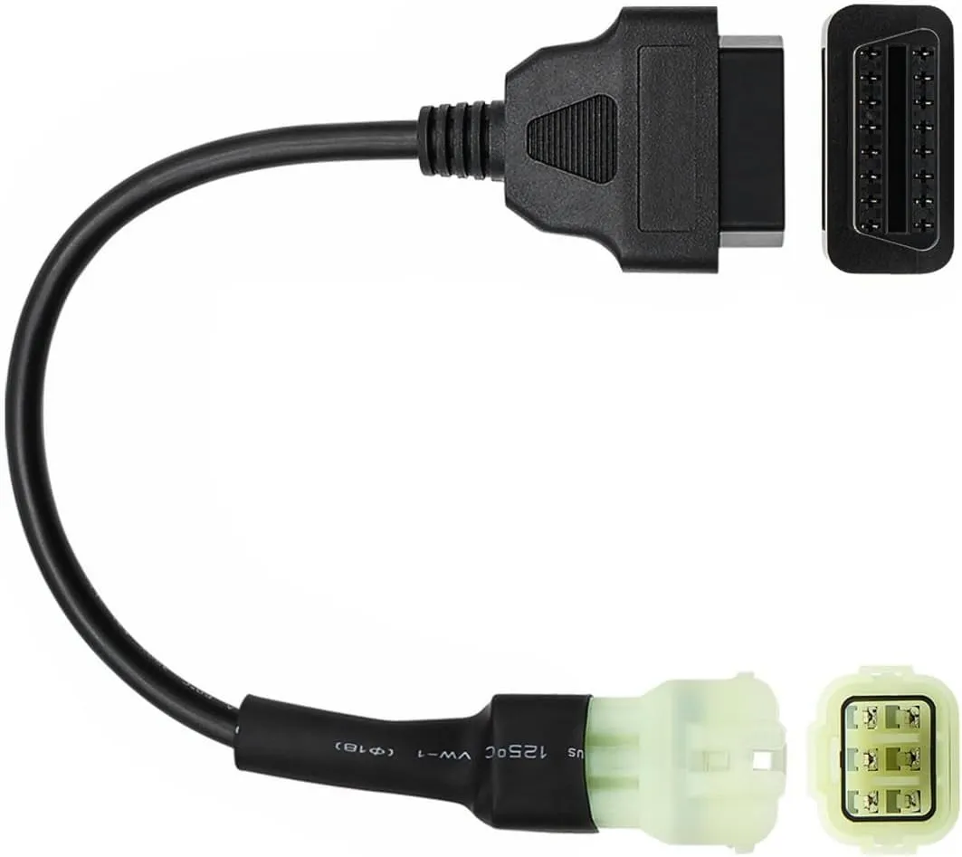 OBD2 OBDII 6 Pin 16 Pin Diagnostic Adapter Cable Compatible with KTM Moto