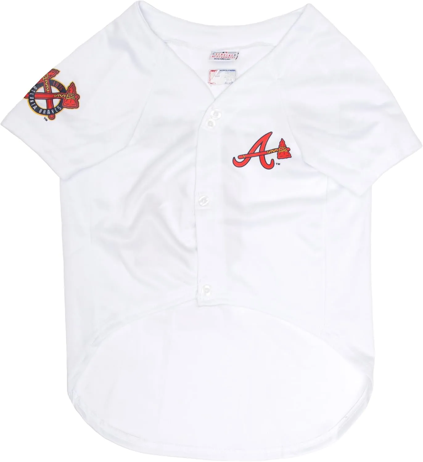 Official MLB Atlanta Braves Pet Jersey for Dogs & Cats, Size XX-Large - Stylish Baseball Jersey for Your Furry Fan- Show Off Team Spirit with The Perfect Fan Apparel Gear for Pet, Dog & Cat