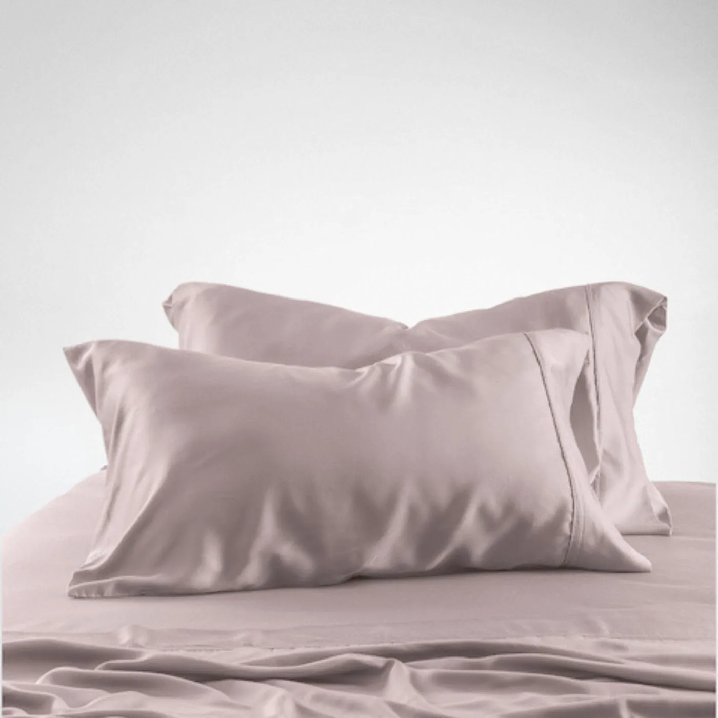 Olive   Crate Eucalyptus Sheets Set – Cooling Sheets for Hot Sleepers – 100% Organic Tencel Lyocell – King Size – Hypoallergenic, Moisture-Wicking – Deep Pockets – Soft, Durable 76" x 80" [Dusk]