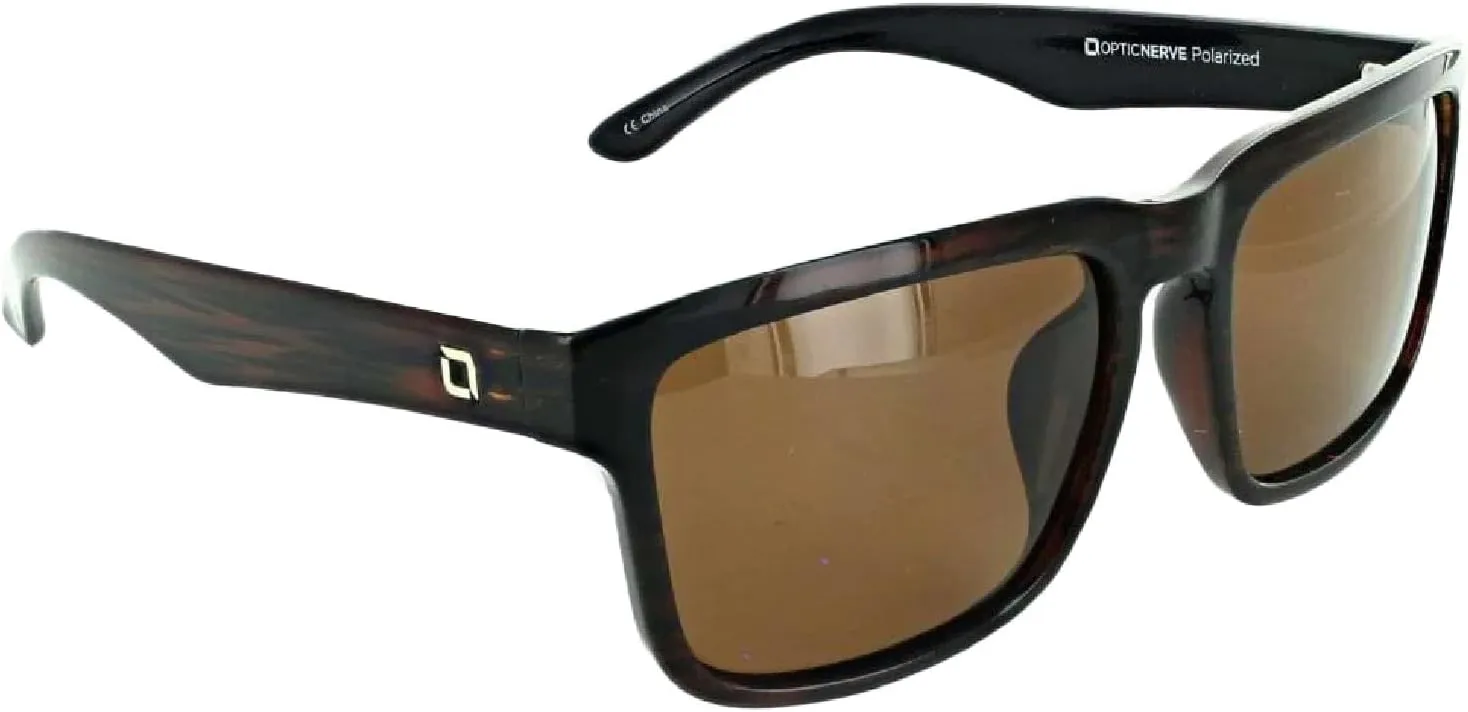 Optic Nerve Unisex Mashup Polarized Sunglasses - UVA/UVB Protection Lightweight Shades for Outdoor Activities for Men & Women