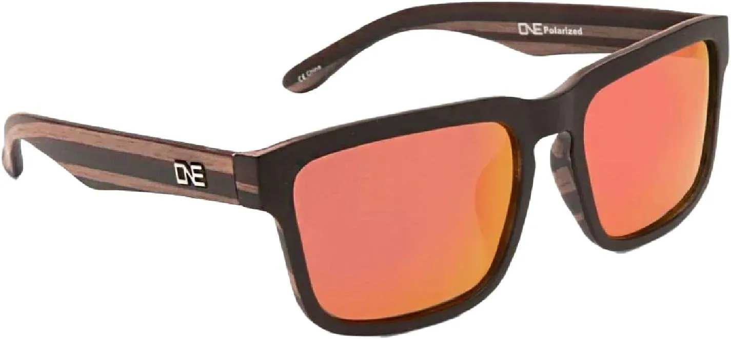 Optic Nerve Unisex Mashup Polarized Sunglasses - UVA/UVB Protection Lightweight Shades for Outdoor Activities for Men & Women
