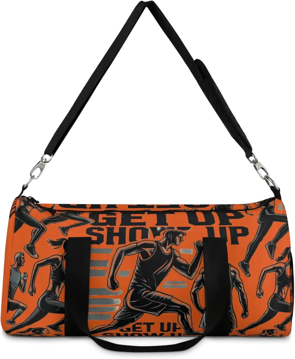 Orange The Grind runner duffle | Built for endurance, mindset, and bold athletic motion