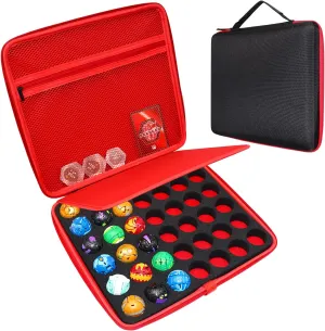 Organizer Case Compatible with Bakugan Battle Planet, BakuCores, Armored Alliance, Geogan Rising, Toy Organizer Storage Container Holder (Box Only)