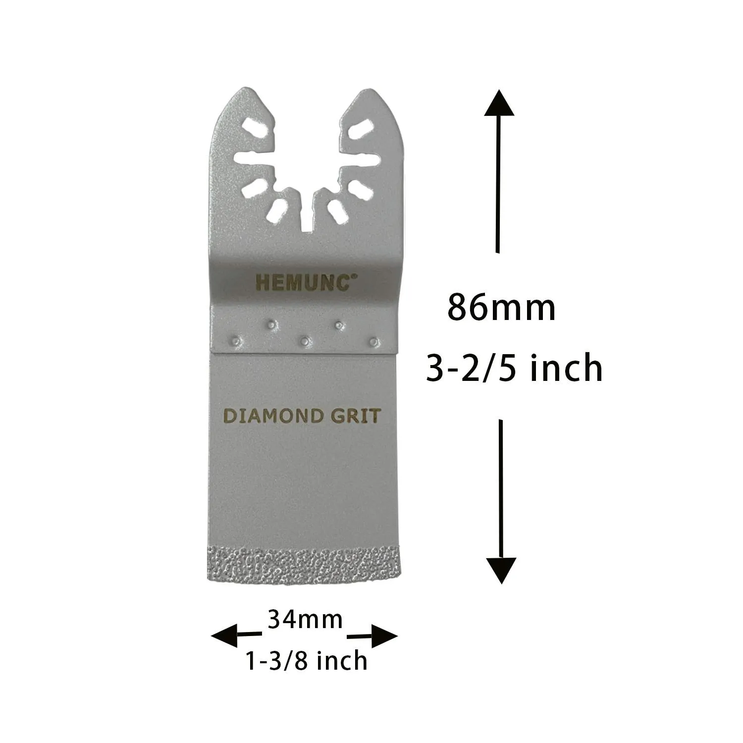 Oscillating Tool Blades, HEMUNC 4PCS Oscillating Multi Tool Diamond Saw Blades for Grout Removal, Flush Cut, Compatible with Dewalt Bosch Dremel Rockwell Makita Fein Multimaster Milwaukee and More
