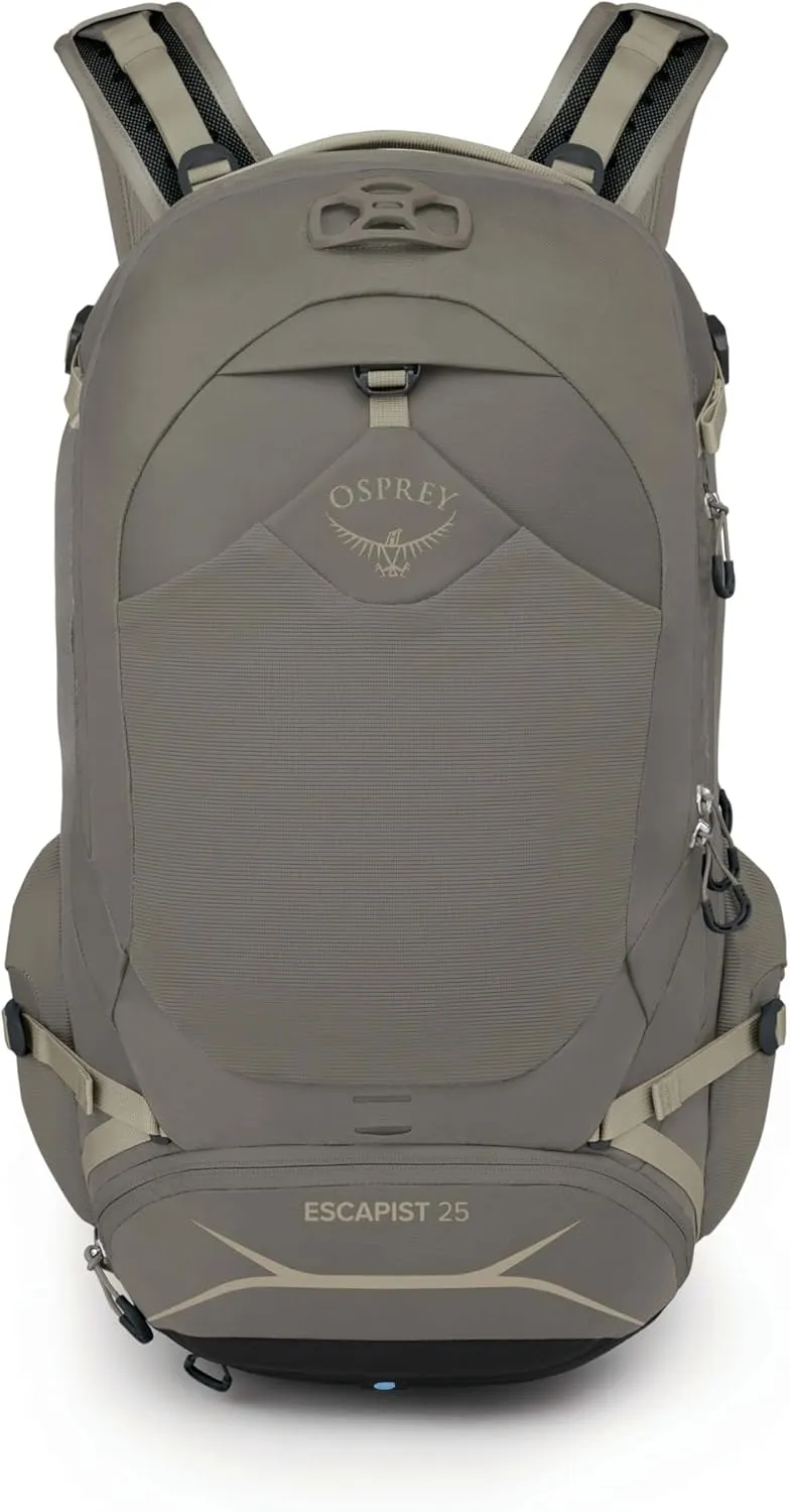 Osprey Escapist 25L Biking Backpack, Tan Concrete, Medium/Large