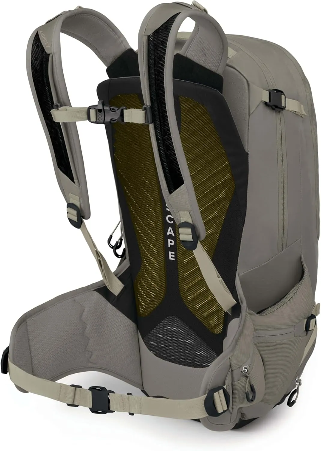 Osprey Escapist 25L Biking Backpack, Tan Concrete, Medium/Large