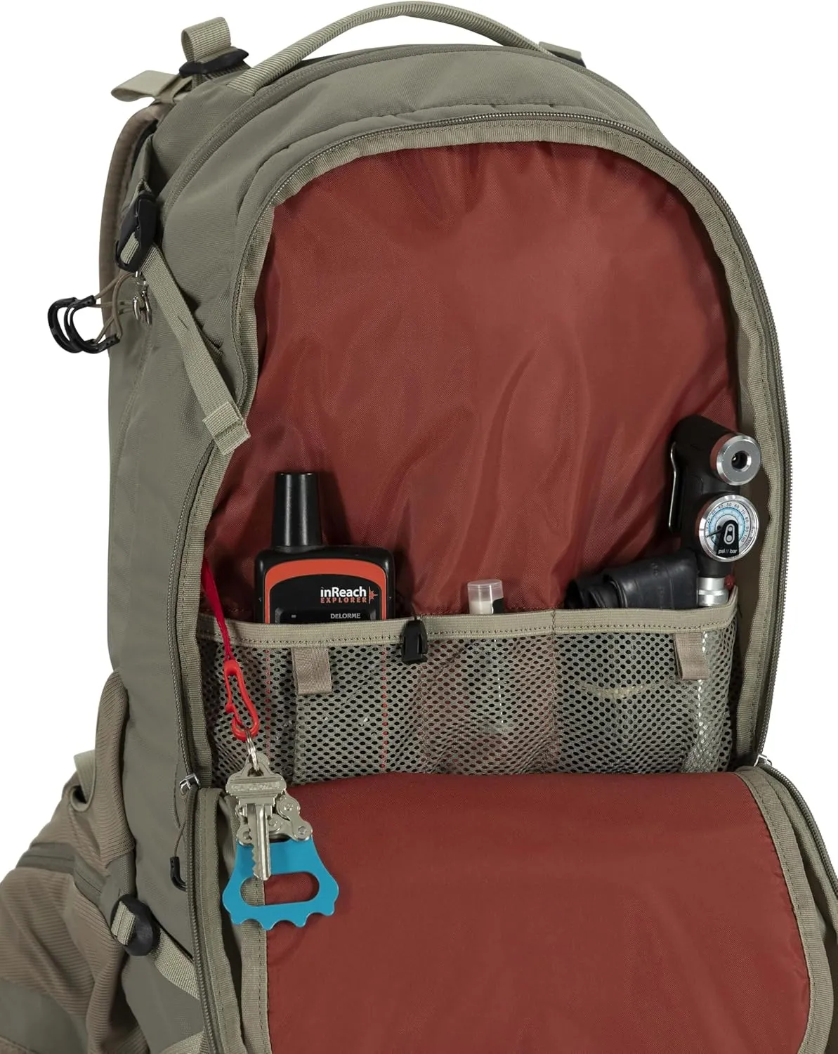 Osprey Escapist 25L Biking Backpack, Tan Concrete, Medium/Large