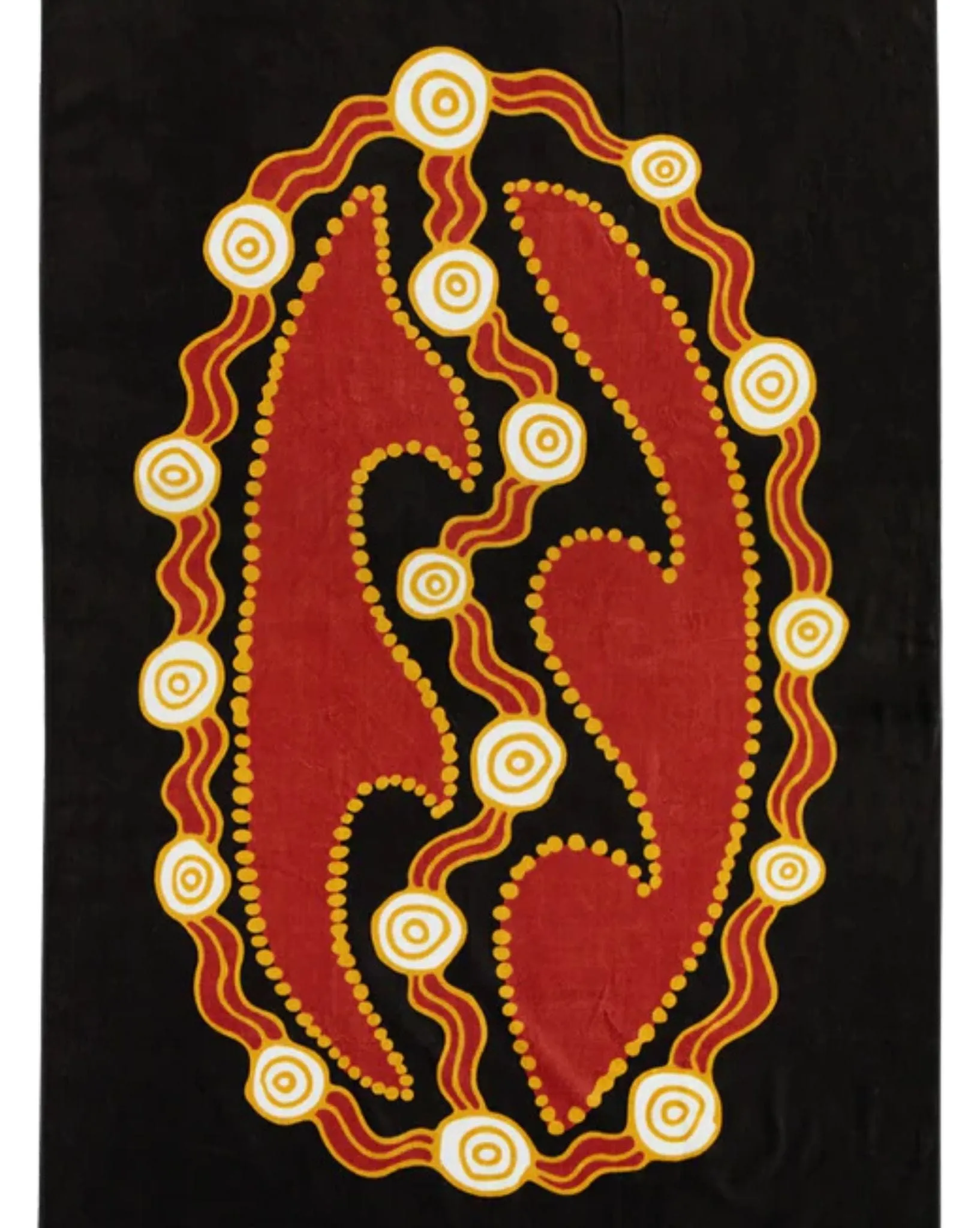 Otis Wave Towel - Black